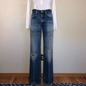 Vintage Levi’s 517 Distressed Boot Cut Jeans